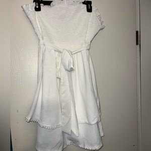 SHEIN strapless dress